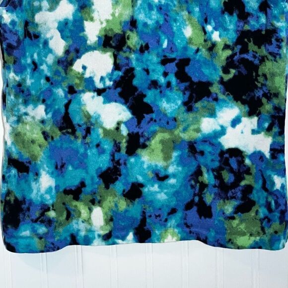 Jones New York Collection Button Up Tank Women Small Multi Color Light Weight - Picture 8 of 8